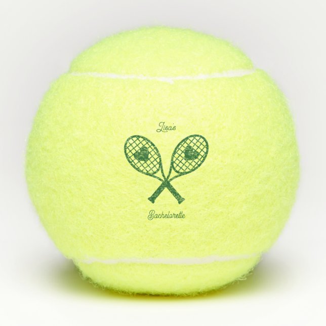 Balles De Tennis Bachelorette Tennis Ball (Devant)