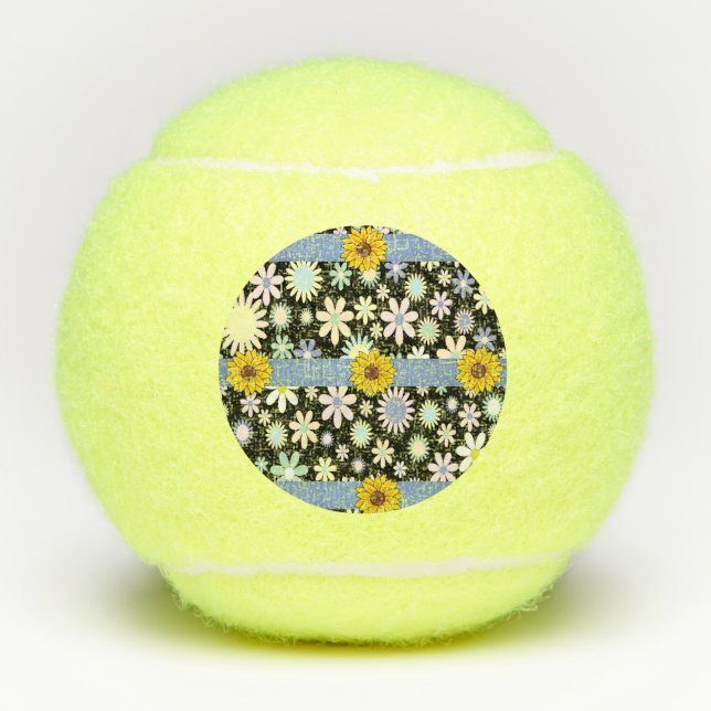 Balles De Tennis Bal De Tennis De Sunflower (Devant)