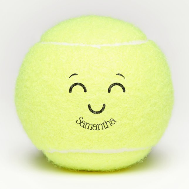 Balles De Tennis Bal De Tennis Face Cute (Devant)