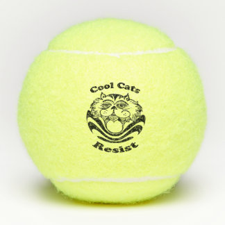 Balles De Tennis Bal de Tennis - Les chats Cool résistent