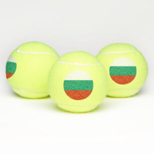 Balles De Tennis Bal de Tennis Patriotique avec drapeau de Bulgarie