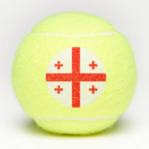Balles De Tennis Bal de Tennis Patriotique avec Drapeau de Géorgie