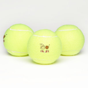 Balles De Tennis Bande dessinée drôle de spaghetti et de boulette