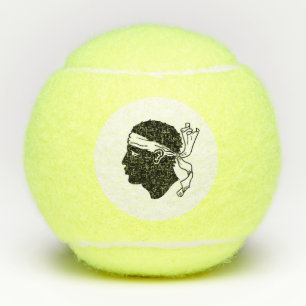 Balles De Tennis Boule de tennis de pénn avec drapeau de la Corse