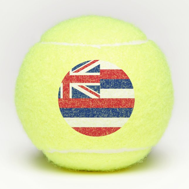 Balles De Tennis Boule de tennis de pénn avec drapeau d'Hawaii, USA (Devant)