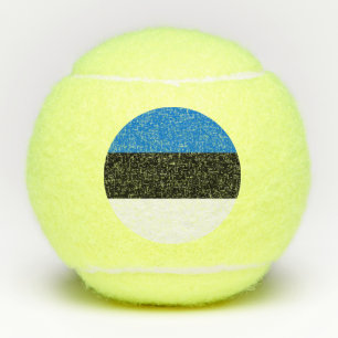 Balles De Tennis Boule de tennis Penn avec drapeau d'Estonie