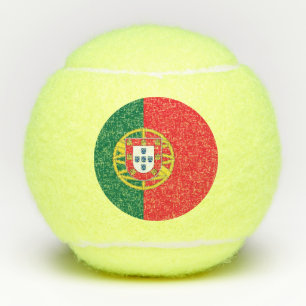 Balles De Tennis Boule de tennis Penn avec drapeau du Portugal