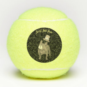 Balles De Tennis Bouledogue français Cylindre Nouvel An