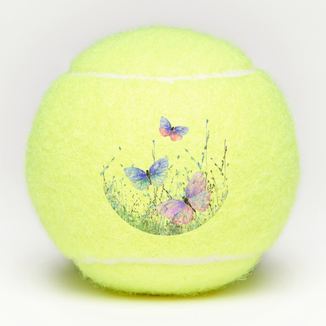 Balles De Tennis Boules de tennis de papillons volants (Devant)