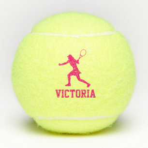 Balles De Tennis Boules de tennis personnalisées avec silhouette fé