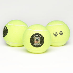 Balles De Tennis Cadeau fait sur commande de photo de