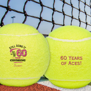 Balles De Tennis Cadeau pour ses 60 ans - 60 et Réussit sur mesure