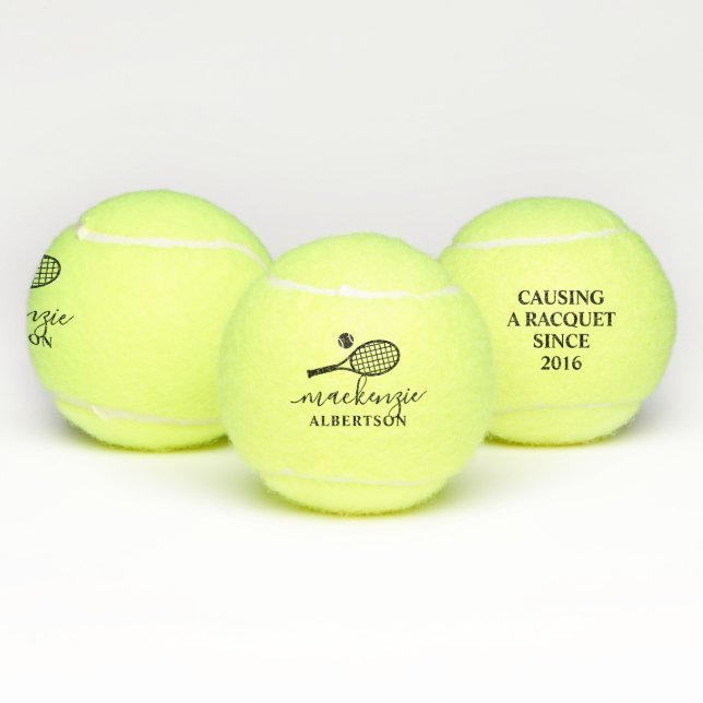 Balles De Tennis Causer une raquette depuis personnalisée  (Multiple)
