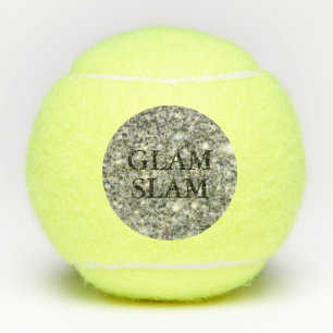Balles De Tennis Chelem Parties scintillant argent