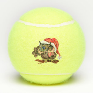 Balles De Tennis Christmas Tennis Balls Gift Baby Owl with Gifts