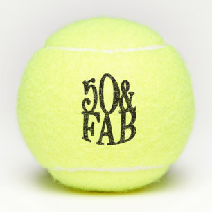 Balles De Tennis Cool Fun 50 et Fab Birthday