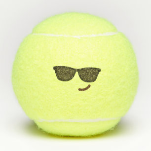 Balles De Tennis Cool Kawaii Cute Emoticon Emoji