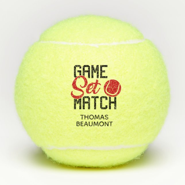 Balles De Tennis Correspondance de jeu (Devant)