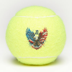 Balles De Tennis Couleurs patriotiques personnalisées Amérique Aigl