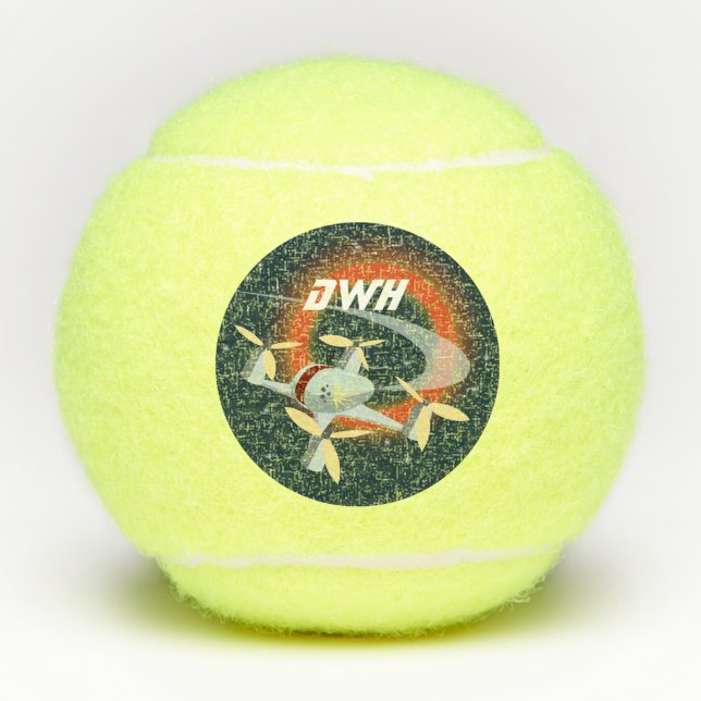 Balles De Tennis Course de drones (Devant)
