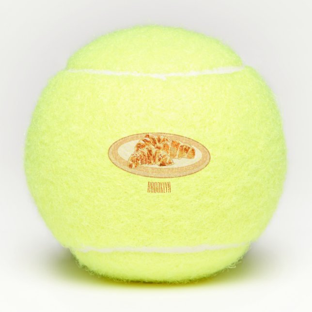 Balles De Tennis Dessin du Croissant (Devant)