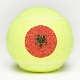Balles De Tennis Drapeau Albanie