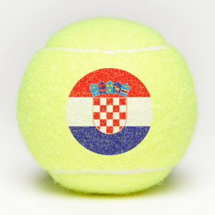 Balles De Tennis Drapeau de Croatie