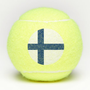Balles De Tennis Drapeau de la Finlande
