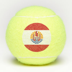 Balles De Tennis Drapeau de la Polynésie française