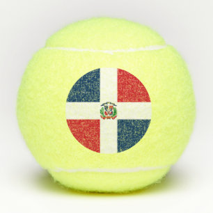 Balles De Tennis Drapeau de la République dominicaine