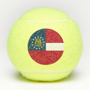 Balles De Tennis Drapeau de l'État de Géorgie