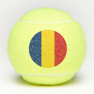 Balles De Tennis Drapeau de Roumanie