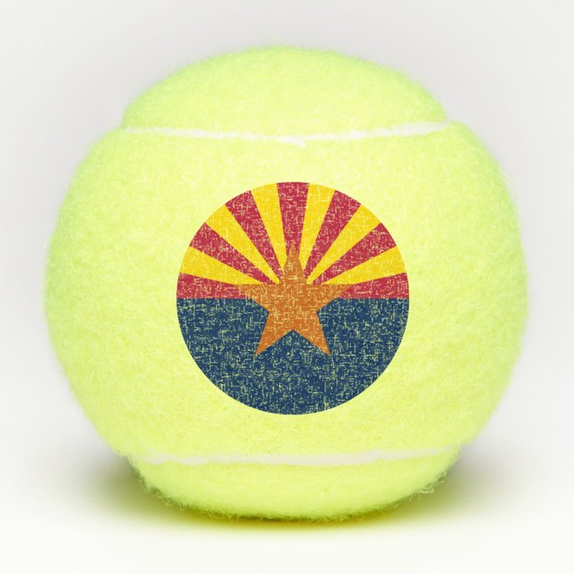 Balles De Tennis Drapeau d'État de l'Arizona (Devant)