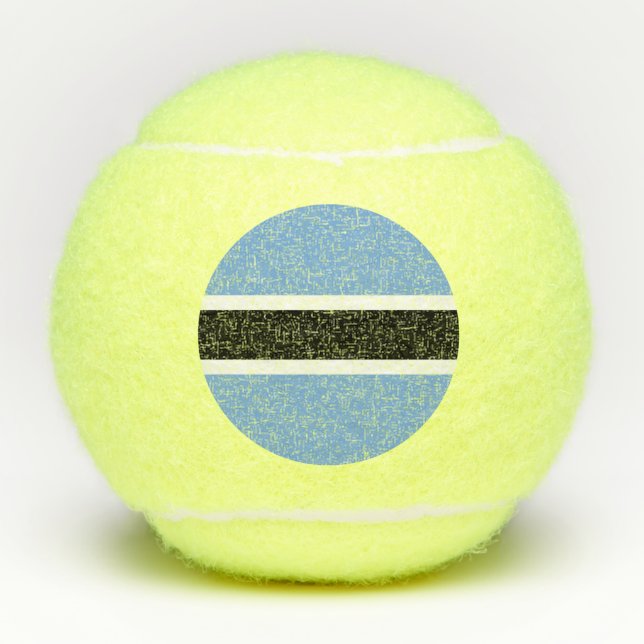 Balles De Tennis Drapeau du Botswana (Devant)