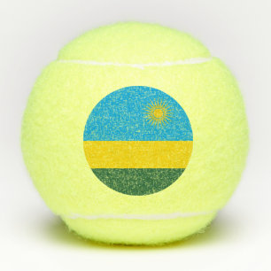 Balles De Tennis Drapeau du Rwanda