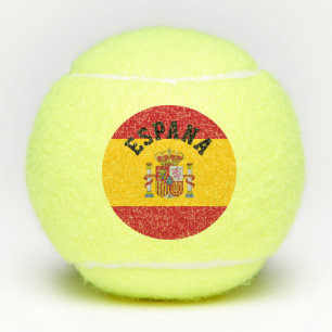Balles De Tennis Drapeau espagnol de boîte faite sur commande de