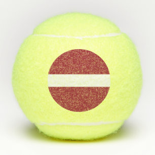 Balles De Tennis Drapeau Lettonie