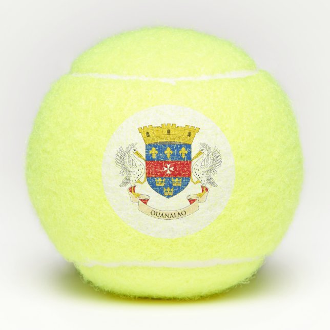 Balles De Tennis Drapeau Saint-Barthélemy (Devant)
