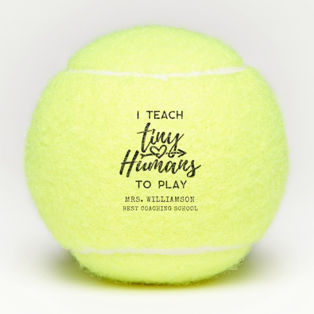 Balles De Tennis Enseignant d'entraîneur sportif (Devant)