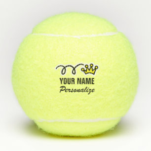 Balles De Tennis Ensemble fait sur commande personnalisé de nom de