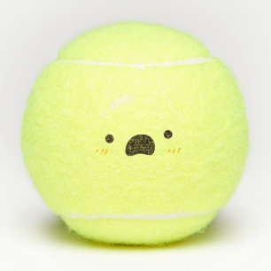 Balles De Tennis Euh-Oh Kawaii Cute Emoticon Emoji