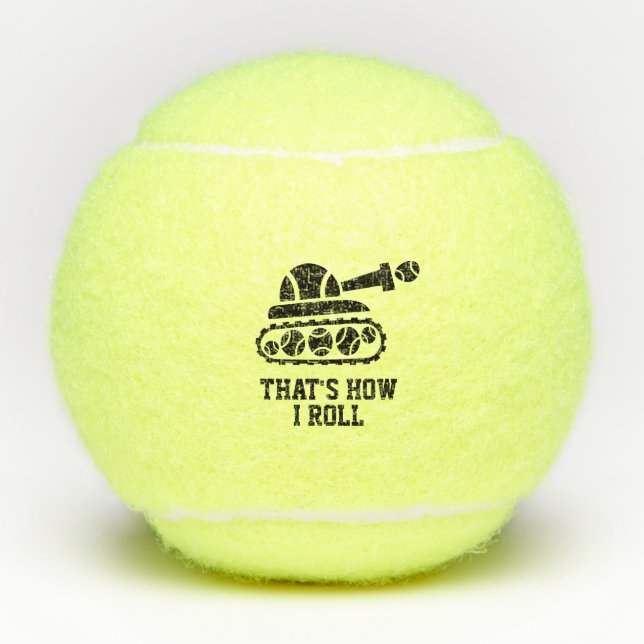 Balles de tennis faites sur commande avec le logo (Devant)