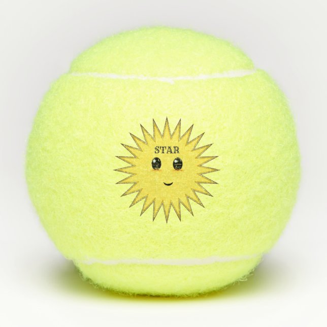 Balles De Tennis Fashion Happy Sun (Devant)