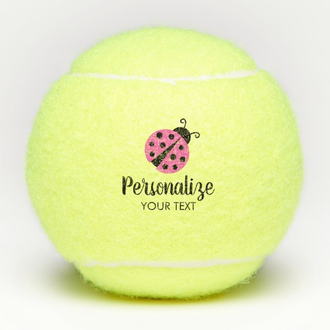 Balles De Tennis Fête d'anniversaire de la fille faite sur commande (Devant)