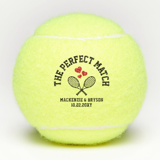 Balles De Tennis Fête des mariées de correspondance parfaite Favori (Devant)