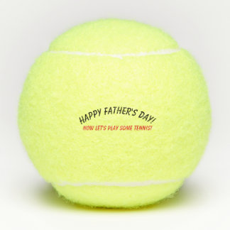 Balles de tennis : Fête des pères heureuse !