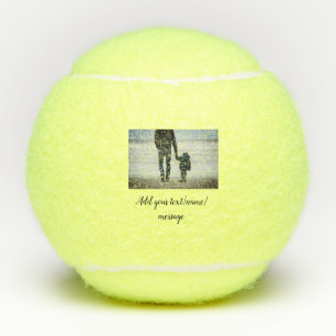 Balles De Tennis fête des pères son père papa ajouter un texte phot