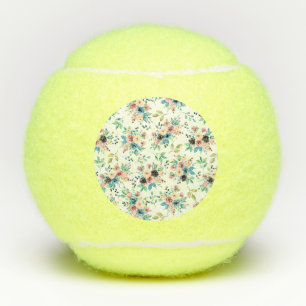 Balles De Tennis Fleurs de printemps colorées motif