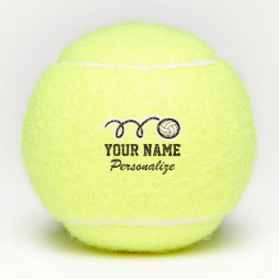 Balles De Tennis Icône de sport de volleyball mignonne avec nom per