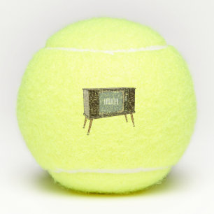 Balles De Tennis Illustration de dessin télévisé